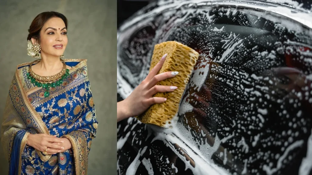 Nita Ambani Car Wash